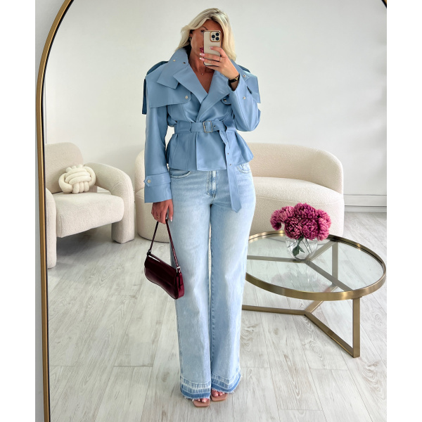 Extra long blue gradient jeans - DRESS DESIREE