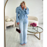Extra long blue gradient jeans - DRESS DESIREE