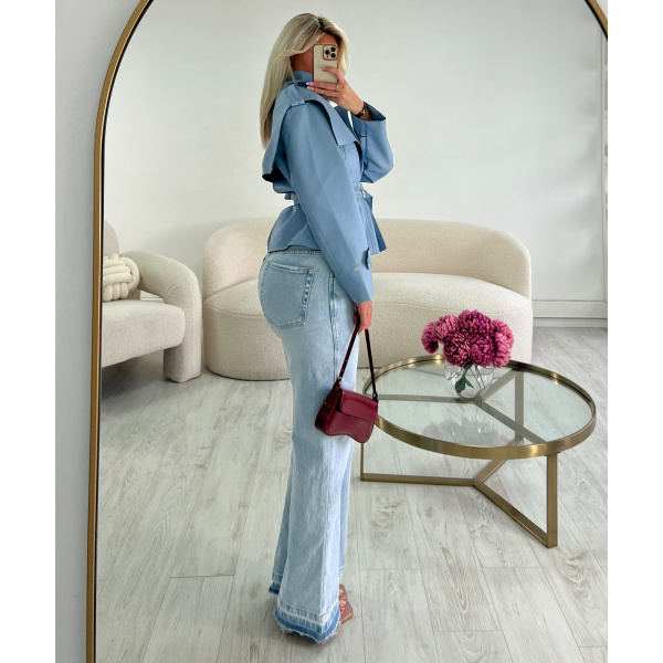 Jeans extra long dégradé bleu - DRESS DESIREE