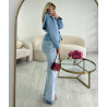 Extra long blue gradient jeans - DRESS DESIREE