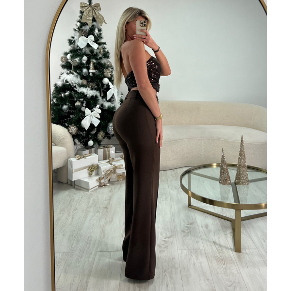 Pantalon couture taille haute - DRESS DESIREE