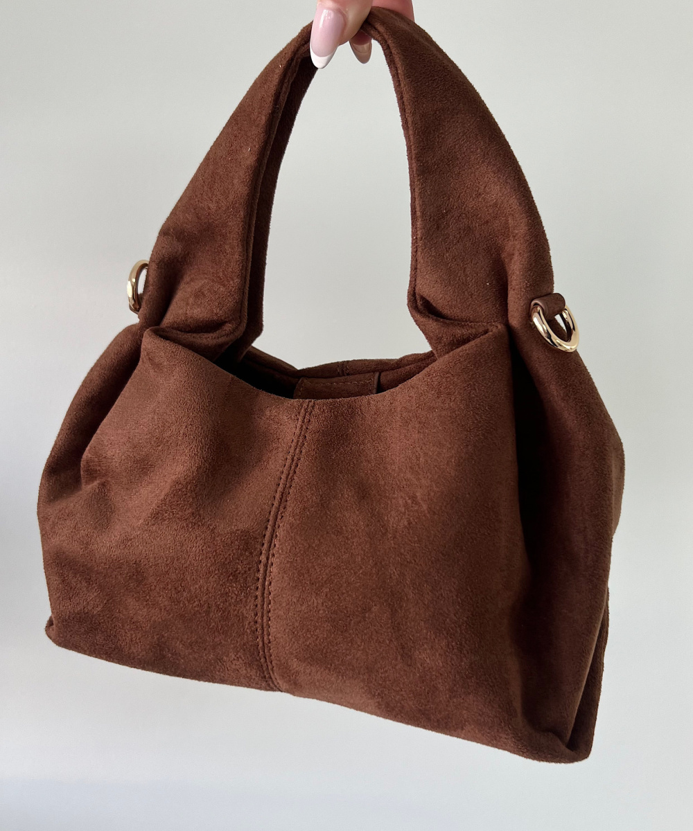 Sac inspi P choco daim - DRESS DESIREE