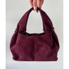 Suede burgandy colour inspi P bag - DRESS DESIREE