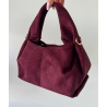 Suede burgandy colour inspi P bag - DRESS DESIREE