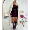 Fourrure longue creamy cintré Premium - DRESS DESIREE