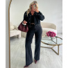 Standard black studded jeans - DRESS DESIREE