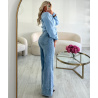 Jeans extra long bleu couture - DRESS DESIREE