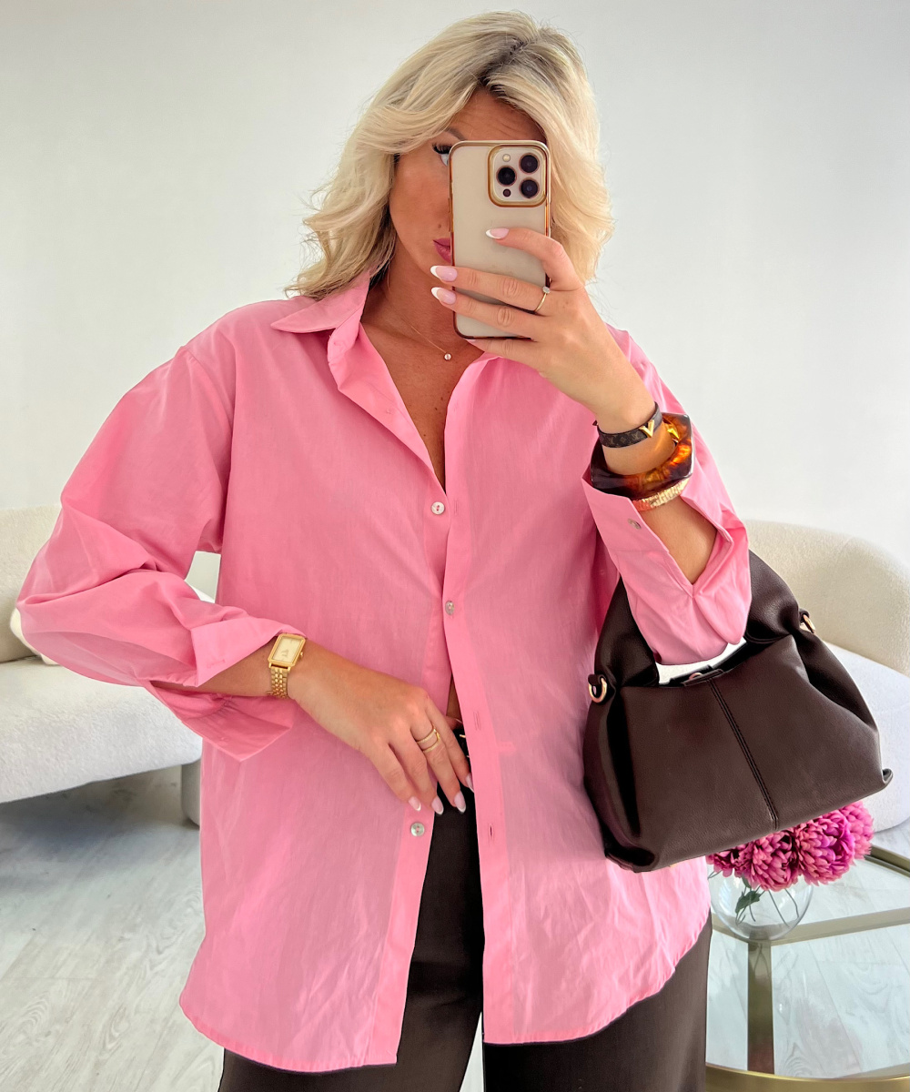 Chemise rose classique - DRESS DESIREE