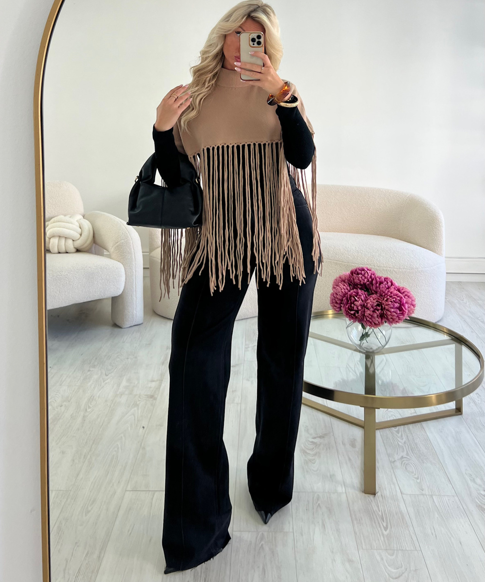 Extra extra long black seam jeans - DRESS DESIREE