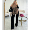 Jeans extra extra long noir coutures - DRESS DESIREE