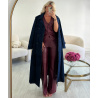Top boléro simili cuir bordeaux - DRESS DESIREE