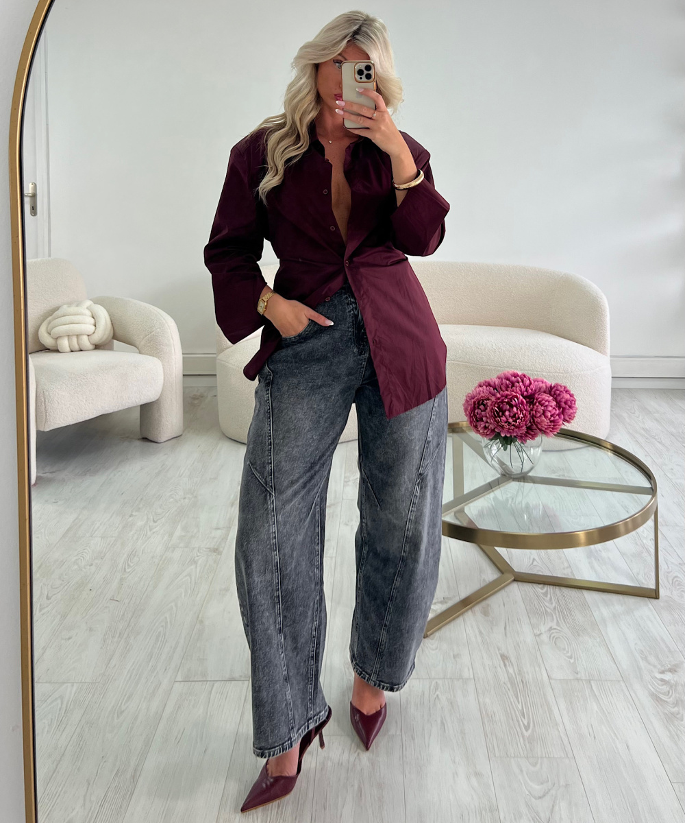 Grey balloon jeans - DRESS DESIREE