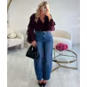 Jeans ballon bleu foncé - DRESS DESIREE
