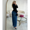 Jeans ballon bleu foncé - DRESS DESIREE