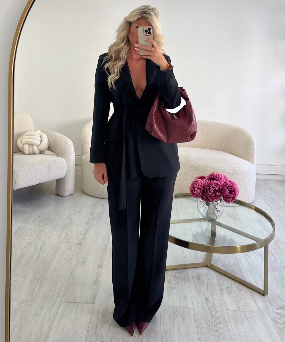Blazer cintré/droit black DRESS DESIREE