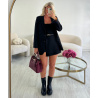 Classic heather black skort