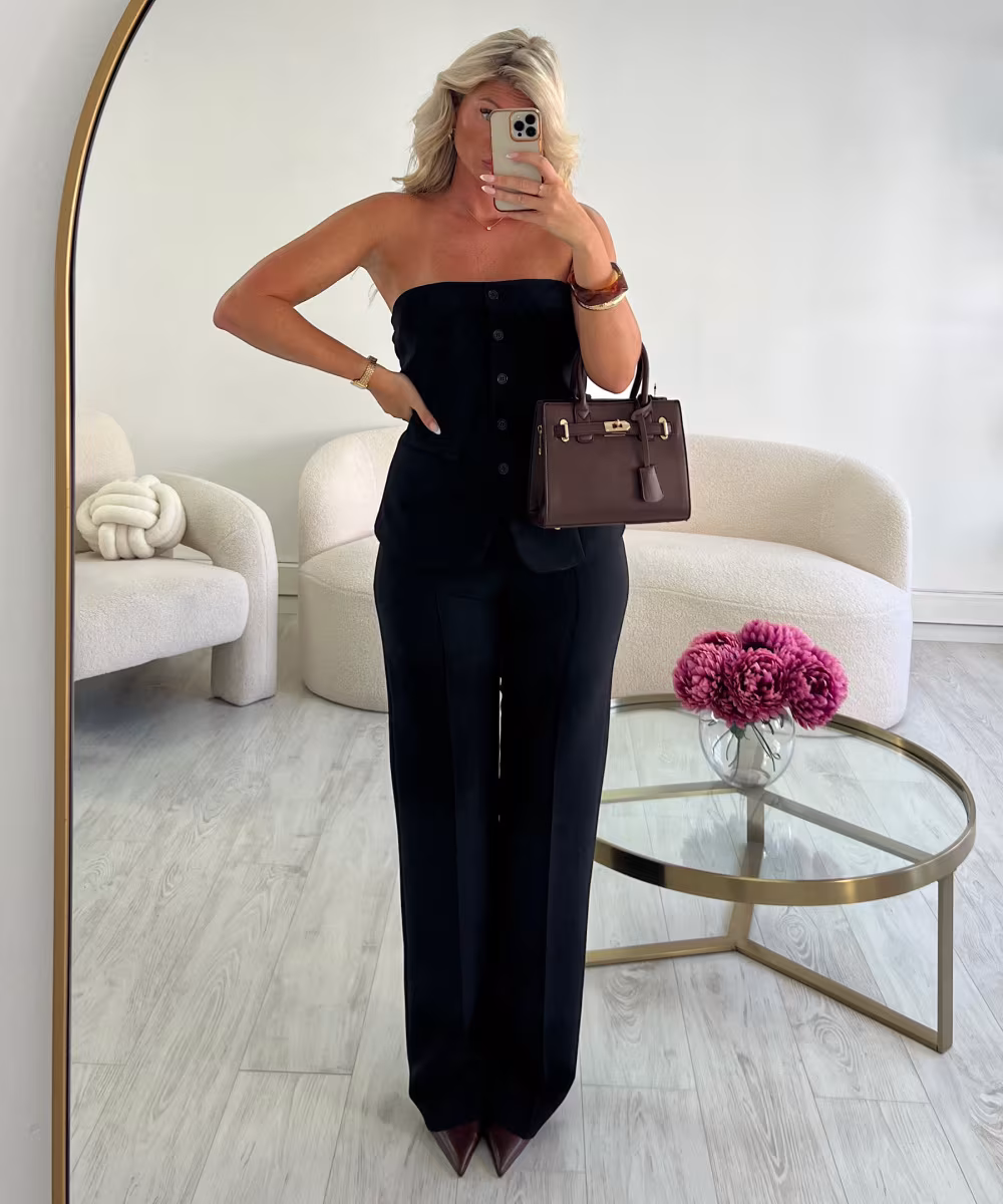 Top bustier black- DRESS DESIREE
