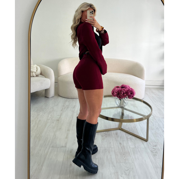 Jupe short classique choco- DRESS DESIREE