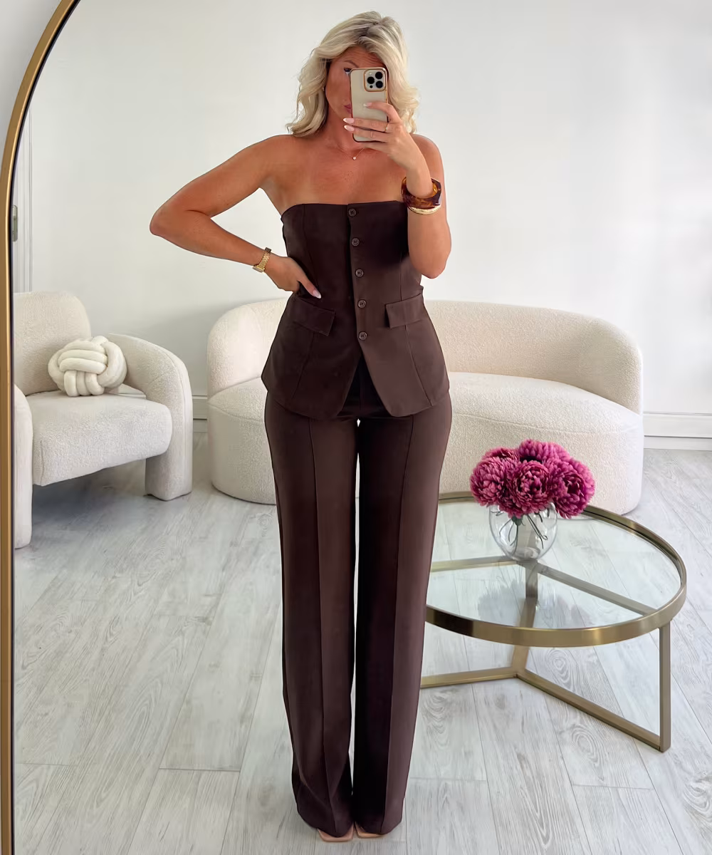 Top bustier choco- DRESS DESIREE