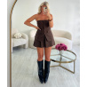 Top bustier choco- DRESS DESIREE