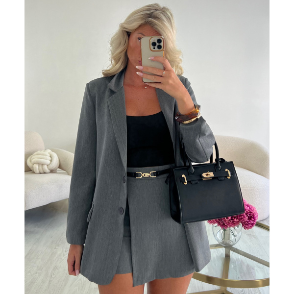 Classic heather gray skort