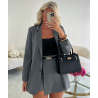 Classic heather gray skort