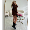 Blazer daim chocolat - DRESS DESIREE