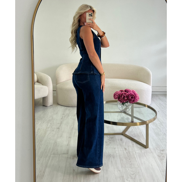 Raw denim bolero top - DRESS DESIREE