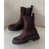 Bottines daim chocolat - DRESS DESIREE