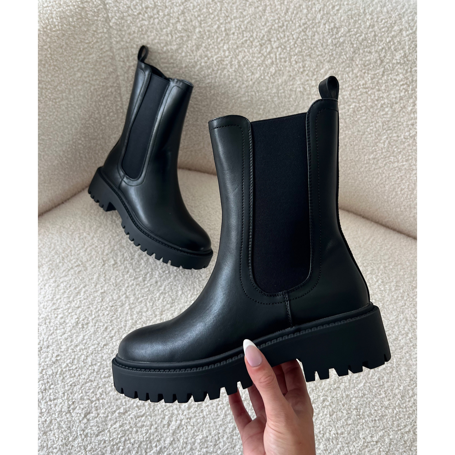 Bottines simili cuir noires - DRESS DESIREE