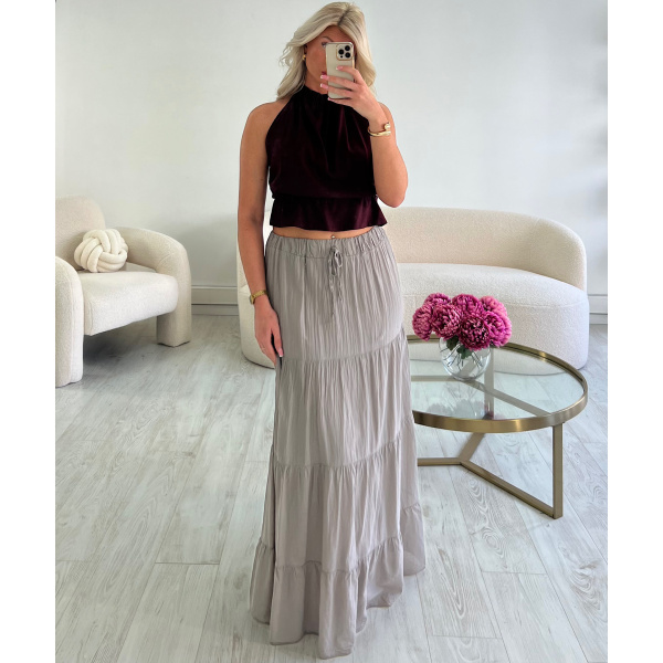 Top dos nu lin Prune DRESS DESIREE