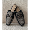 Mocassins osier black DRESS DESIREE