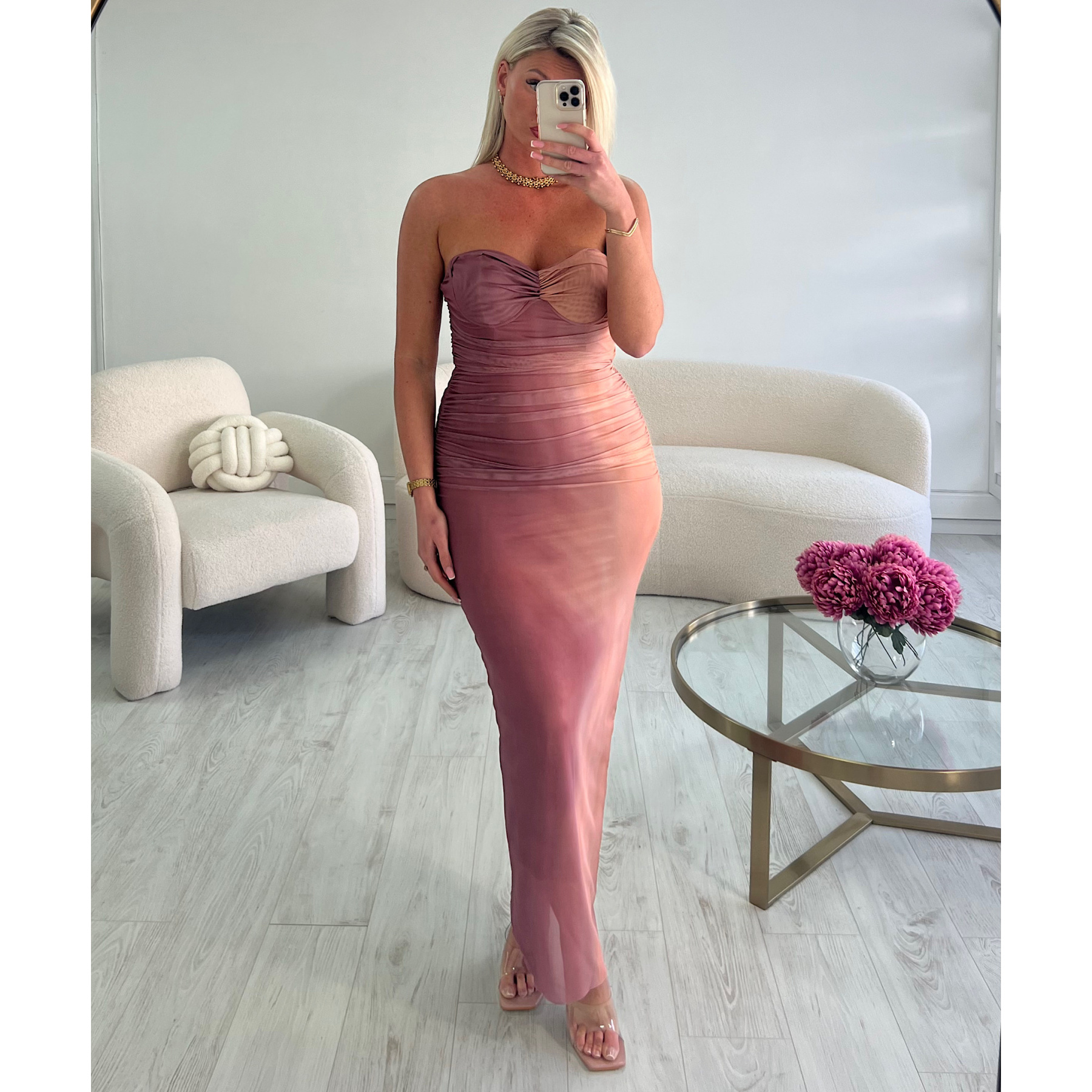 Robe tulle corset ombré DRESS DESIREE