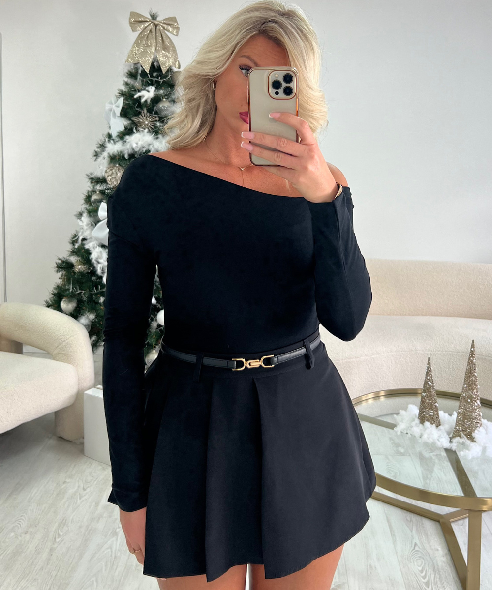 Black asymmetric top - DRESS DESIREE