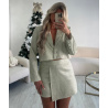 Blazer court paillette doré - DRESS DESIREE