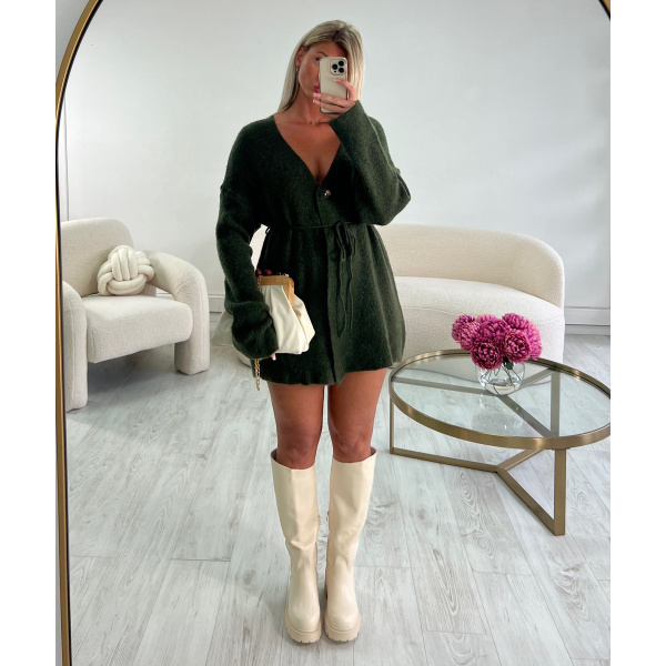 Bottes simili plates beiges - DRESS DESIREE
