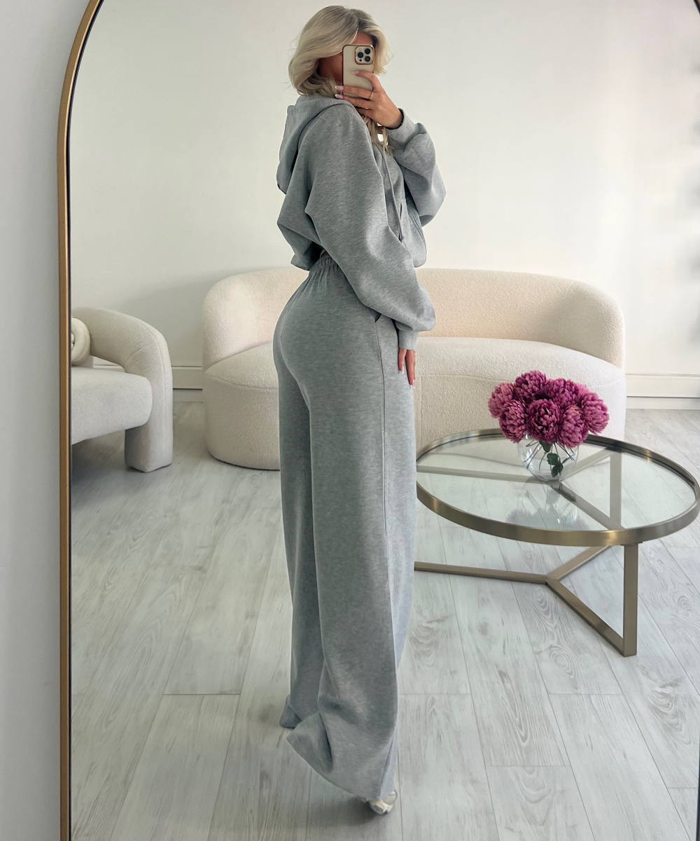 Grey Tall loose jogging suit