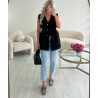Mocassins osier black DRESS DESIREE