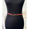 Thin camel belt  - DRESS DESIREE