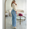 Jeans bleu clair standard wide leg - DRESS DESIREE