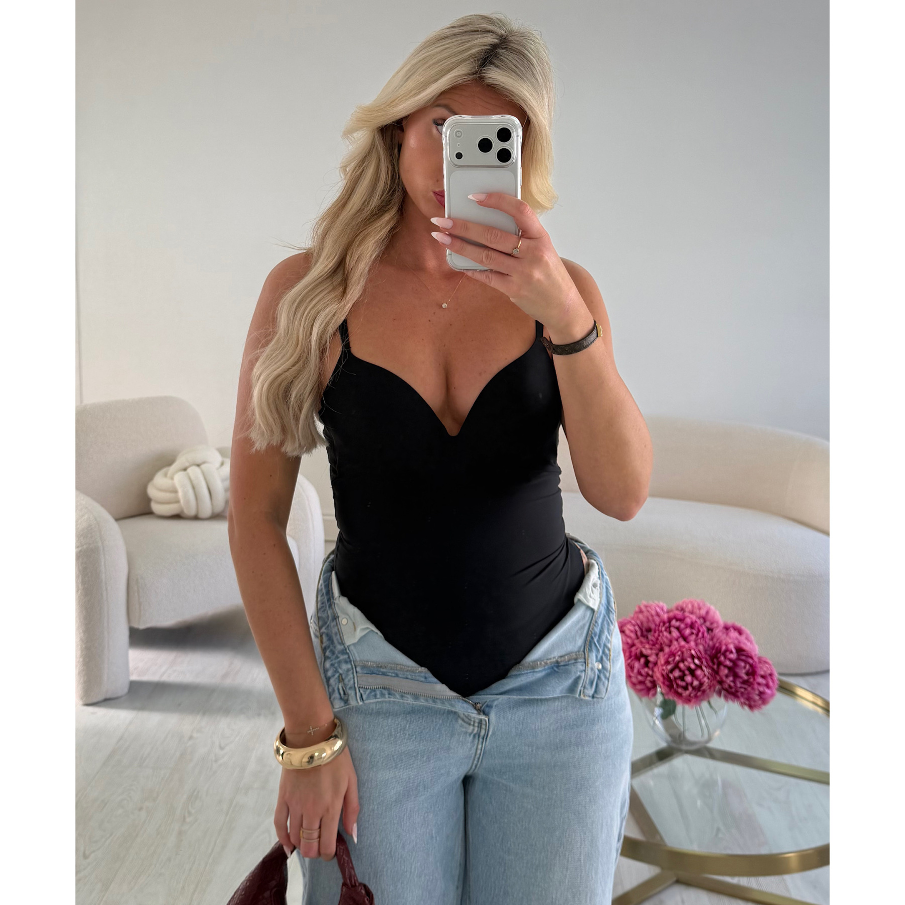 body gainant noir - DRESS DESIREE