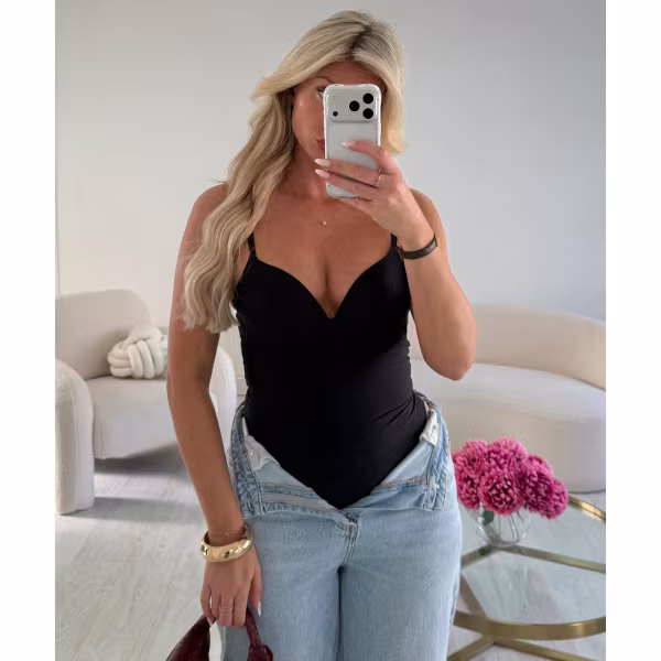 body gainant noir - DRESS DESIREE