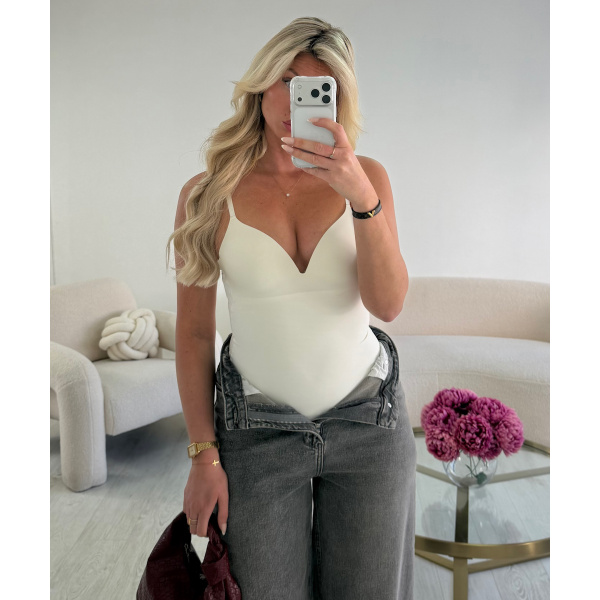 Body gainant blanc - DRESS DESIREE