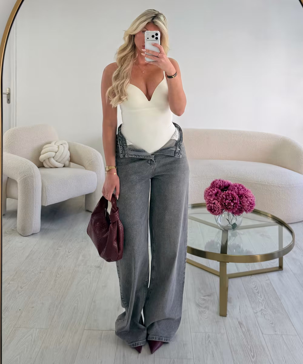 Body gainant blanc - DRESS DESIREE