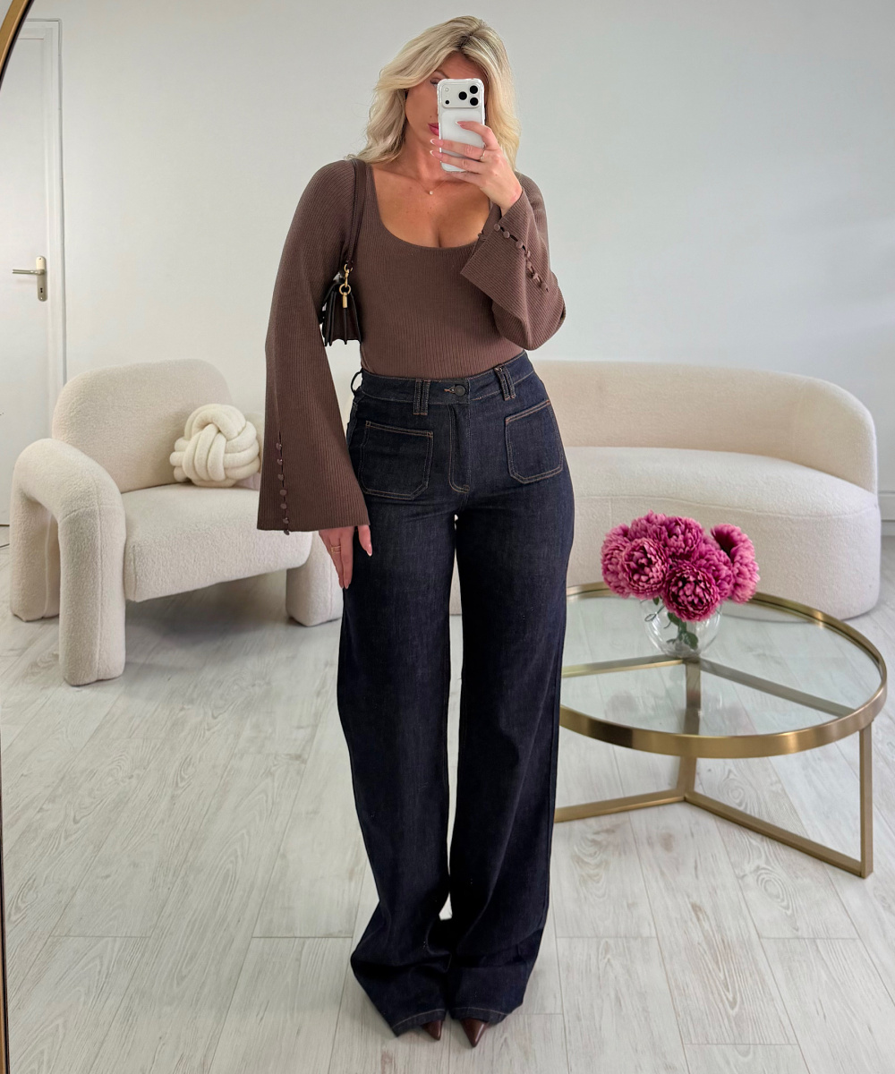 Pockets extra-long jeans - DRESS DESIREE