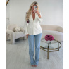 Jeans extra long droit bleu - DRESS DESIREE