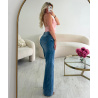 Jeans extra long bleu foncé - DRESS DESIREE