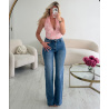 Jeans extra long bleu foncé - DRESS DESIREE