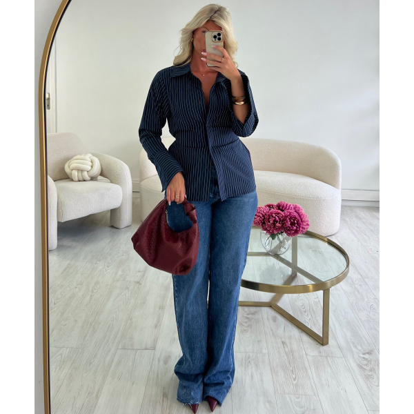 Jeans extra long bleu foncé - DRESS DESIREE