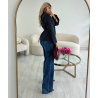 Jeans extra long bleu foncé - DRESS DESIREE